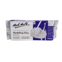 Mont Marte Premium Air Hardening Modelling Clay - White 500gm- main image