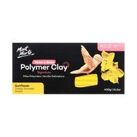 Mont Marte Make N Bake Polymer Clay 400g Block - Sunflower- main image