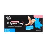 Mont Marte Make N Bake Polymer Clay 400g Block - Sky Blue- main image