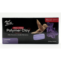 Mont Marte Make N Bake Polymer Clay 400g Block - Lavender- main image