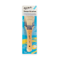 Mont Marte Paint Brush Set - Gesso Brush 3pc Sizes 2, 4, 6- main image