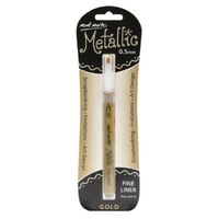 Mont Marte Fine Tip Marker - Metallic Gold- main image