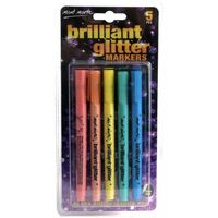 Mont Marte Marker Set - Brilliant Glitter Markers 5pc- main image