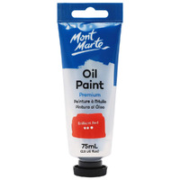 Mont Marte Oil Paint 75ml Tube - Brilliant Red- main image