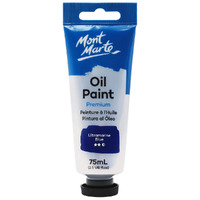Mont Marte Oil Paint 75ml Tube - Ultramarine Blue- main image