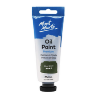 Mont Marte Oil Paint 75ml Tube - Olive Green- main image