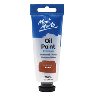 Mont Marte Oil Paint 75ml Tube - Red Ochre- main image