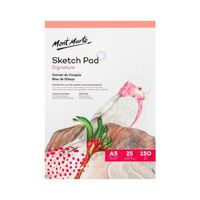 Mont Marte Sketch Pad White Paper A5 150gsm 25 Sheet- main image
