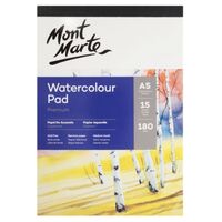 Mont Marte Watercolour Pad German Paper A5 180gsm 15 Sheet- main image