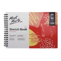 Mont Marte Discovery Sketch Book Spiral Bound A5 150gsm 30 Sheet- main image