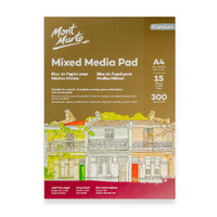 Mont Marte Mixed Media Pad 300gsm A4 15 Sheets- main image