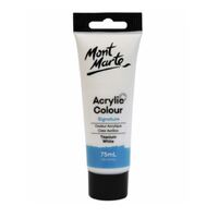 Mont Marte Signature Acrylic Paint 75ml Tube - Titanium White- main image