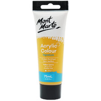 Mont Marte Signature Acrylic Paint 75ml Tube - Yellow Ochre- main image