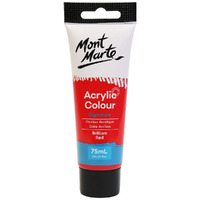 Mont Marte Signature Acrylic Paint 75ml Tube - Brilliant Red- main image