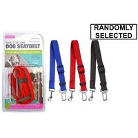 Dog Pet Safety Seat Belt Clip for Car Vehicle Seatbelt Adjustable Harness Lead - Small Dog - Randomly Selected- main image