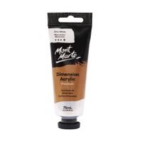 Mont Marte Dimension Acrylic Paint 75ml Tube - Zinc White- main image
