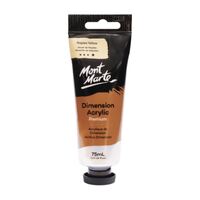 Mont Marte Dimension Acrylic Paint 75ml Tube - Naples Yellow- main image