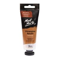 Mont Marte Dimension Acrylic Paint 75ml Tube - Burnt Sienna- main image