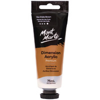 Mont Marte Dimension Acrylic Paint 75ml Tube - Vandyk Brown- main image