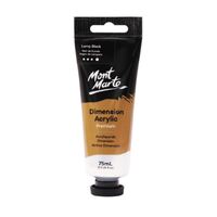 Mont Marte Dimension Acrylic Paint 75ml Tube - Lamp Black- main image