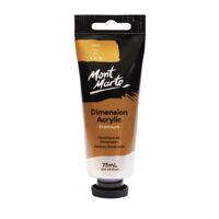 Mont Marte Dimension Acrylic Paint 75ml Tube - Gold- main image