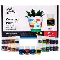 Mont Marte Ceramic Liquid Paint 26pc x 20ml- main image