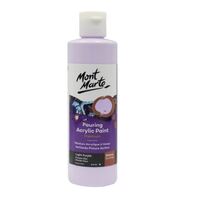 Mont Marte Acrylic Pouring Paint 240ml Bottle - Light Purple- main image