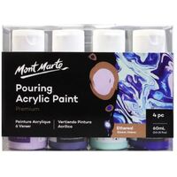 Mont Marte Premium Pouring Acrylic Paint 60ml 4pc Set - Ethereal- main image