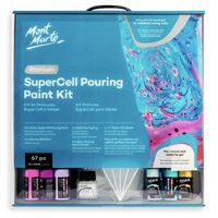 Mont Marte Premium SuperCell Pouring Paint Kit 67pc- main image