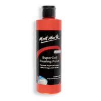 Mont Marte SuperCell Pouring Paint 240ml Bottle - Cadmium Red- main image