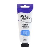 Mont Marte Premium Satin Acrylic Paint 75ml Tube - Cobalt Blue- main image