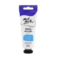 Mont Marte Premium Satin Acrylic Paint 75ml Tube - Cerulean Blue- main image
