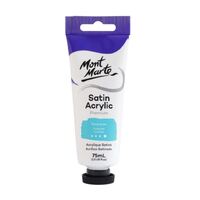 Mont Marte Premium Satin Acrylic Paint 75ml Tube - Turquoise- main image