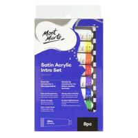 Mont Marte Premium Intro Paint Set - Satin Acrylic Paint 8pc x 18ml- main image