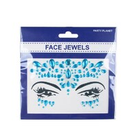 Stick On Blue Face Jewels- main image
