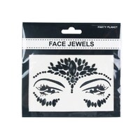 Stick On Black Face Jewels- main image