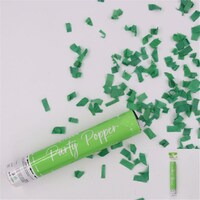 Green Confetti Party Popper 28cm- main image