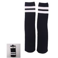 Black Stripe Knee High Socks 40cm- main image
