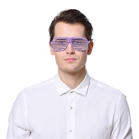 Bling Party Glasses Purple- main image