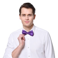 Purple Party Bow Tie- main image