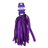 Tassel Hair Ties Purple- main image
