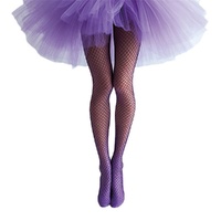 Fishnet Stockings Purple- main image