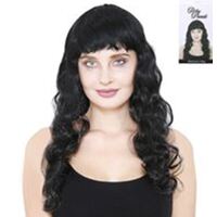 Party Planet Black Glamour Wig- main image