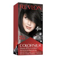 Revlon ColorSilk Hair Dye 11 Soft Black- main image