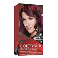 Revlon ColorSilk 34 Deep Burgundy Hair Colour- main image