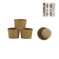 Brown Kraft Paper Baking Cups 30pk- main image