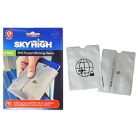 Travel RFID Passport Blocking Sleeves 6 Pack- main image