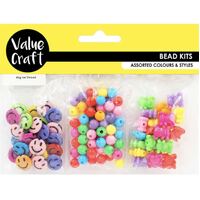 Value Craft Bead Plastic Triple S.Face 1M Thread 40g- main image