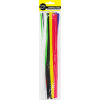Craft Chenille Sticks - 6mm Assorted Colours 60 Pack- main image