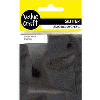Value Craft Fine Glitter Black 25g- main image